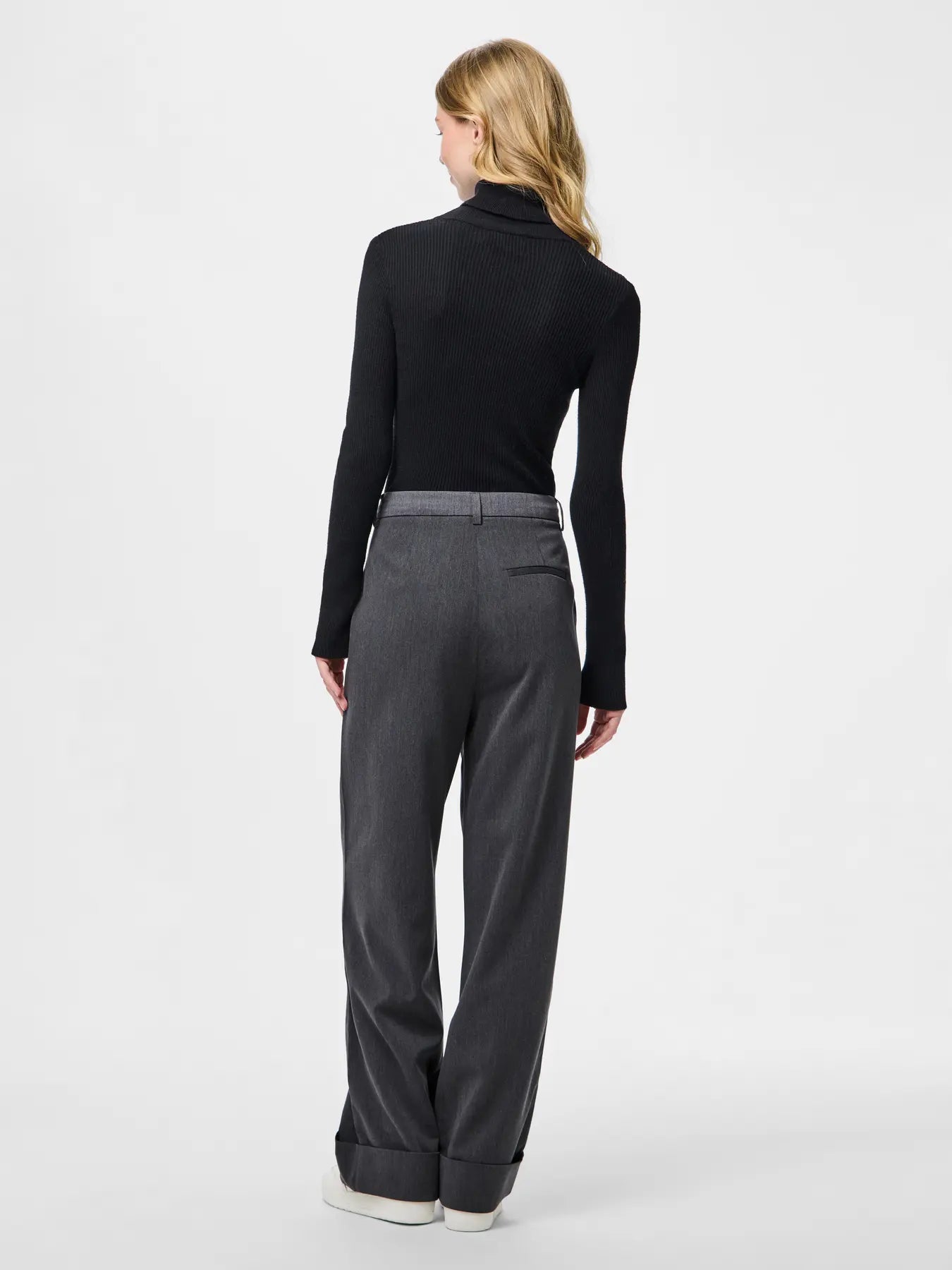Mira Roll Neck Jumper Black