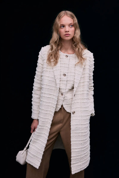 Coco Cream Woven Coat