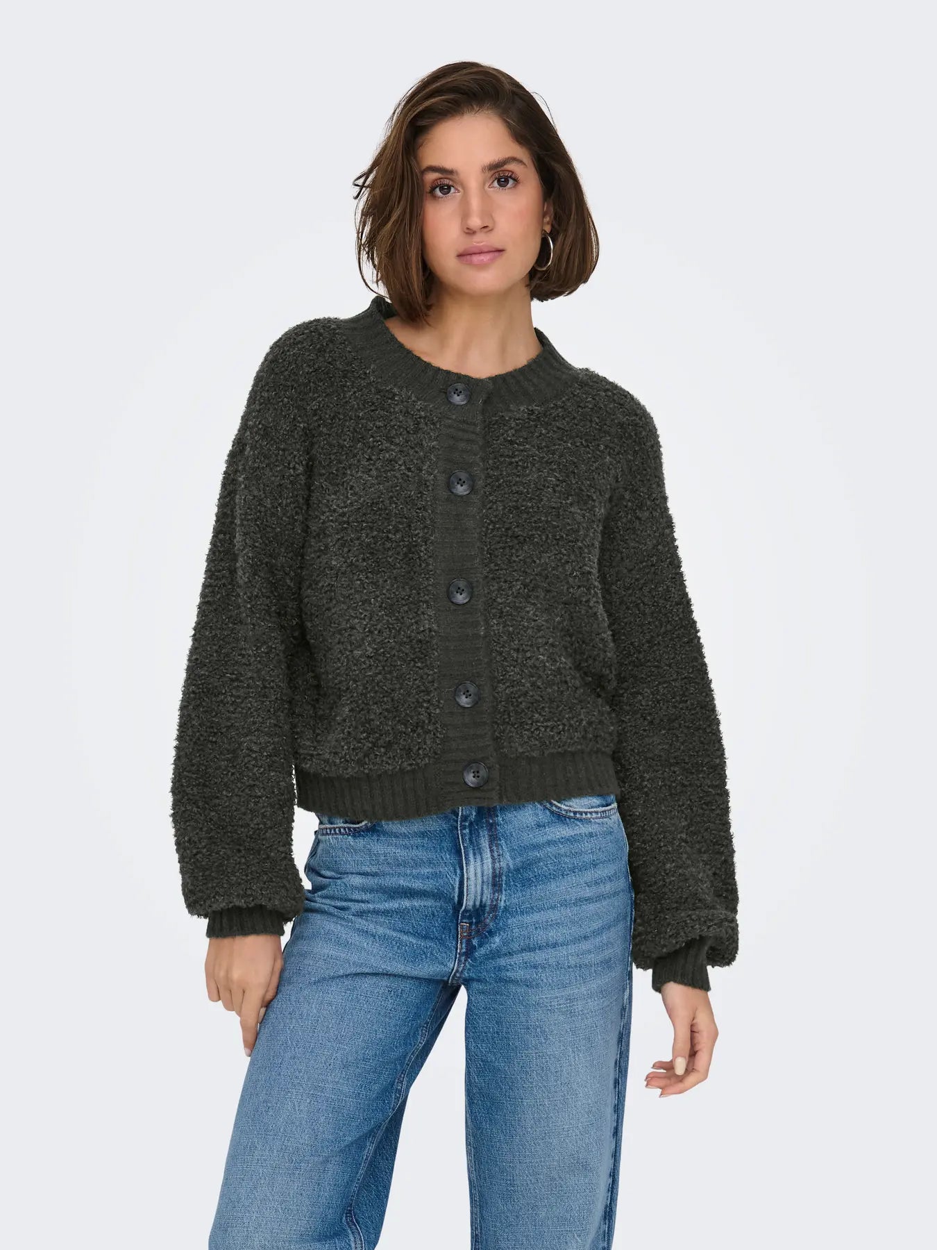 Eira Cardigan Darkest Green