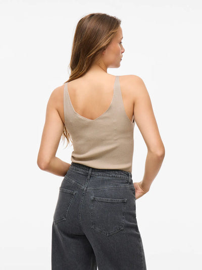 Elevated Knit Cami Taupe