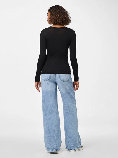 Maria Long Sleeve Tee Black
