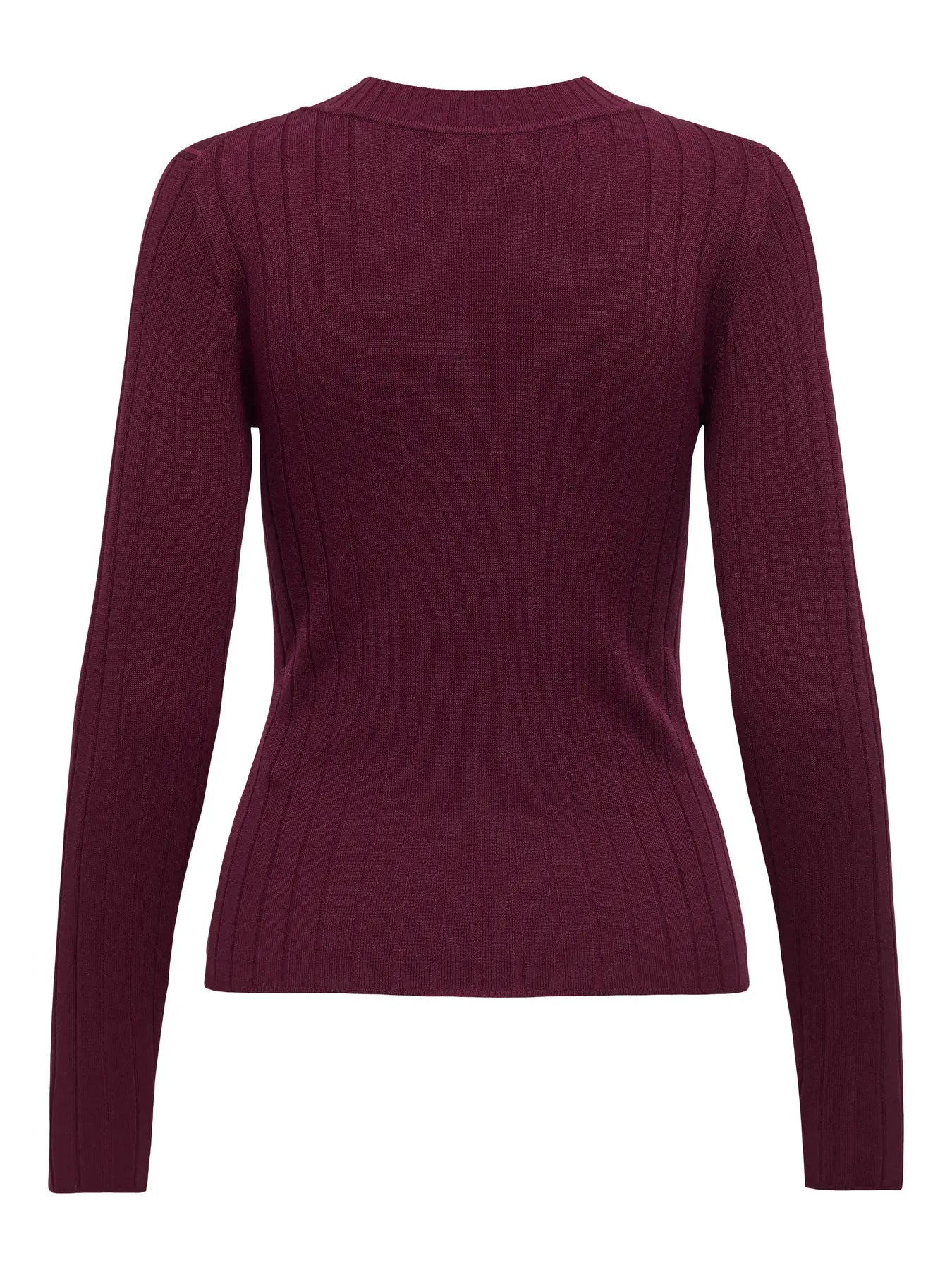Diamond Slimline Jumper Claret