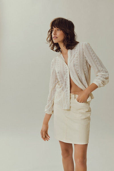 Vichikka Lace Blouse Ecru