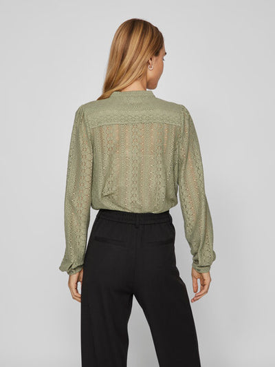 Vichikka Lace Blouse Sage
