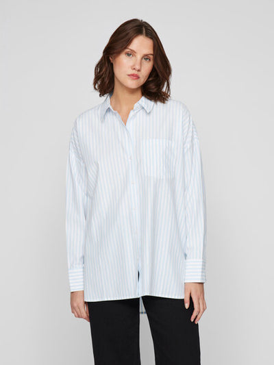 Darma Blue Stripe Blouse