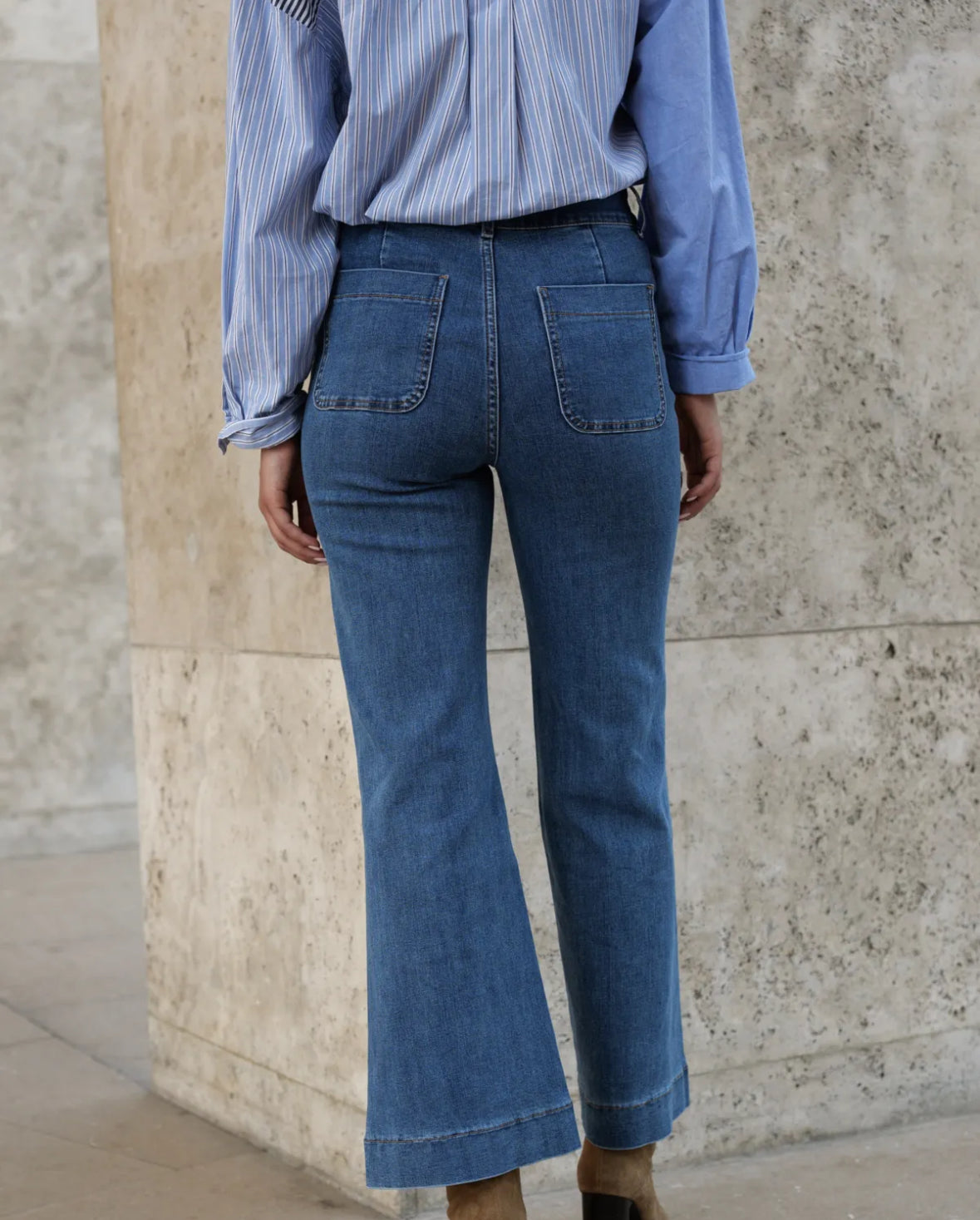 Oraje Pocket Front Jeans Light Blue