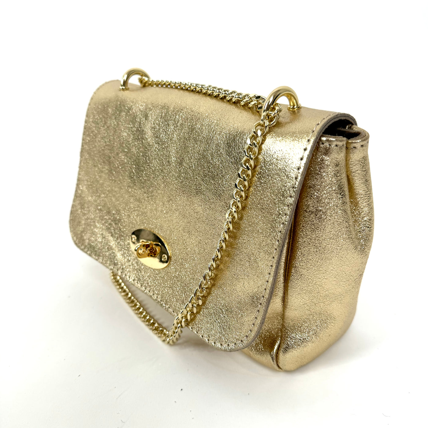 Hollywood Gold Chain Bag