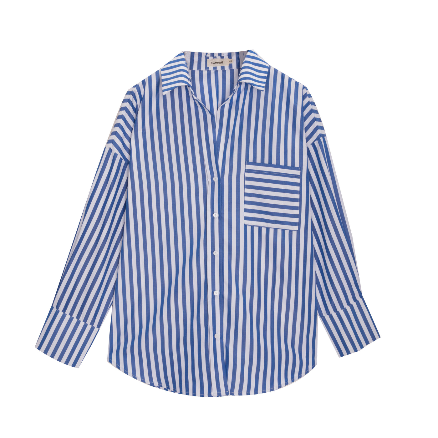Sweewe Stripe Shirt Blue