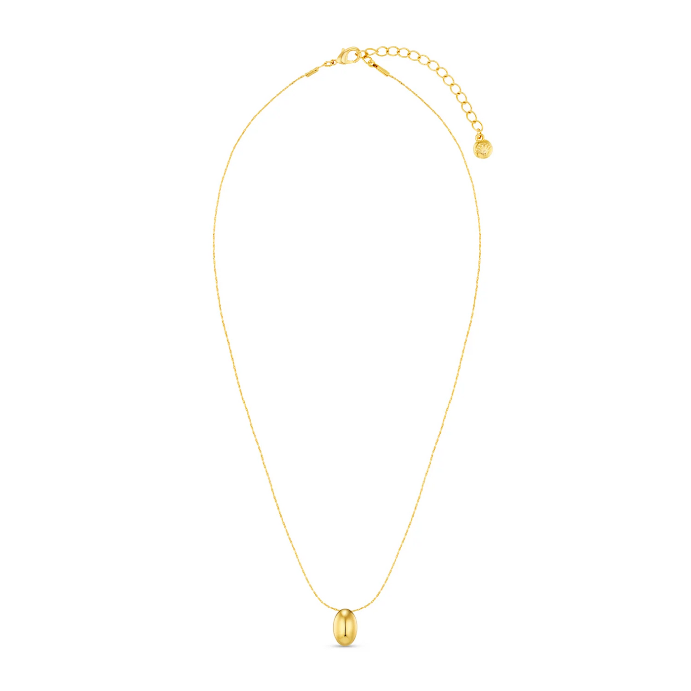Polished Drop Chain Necklace