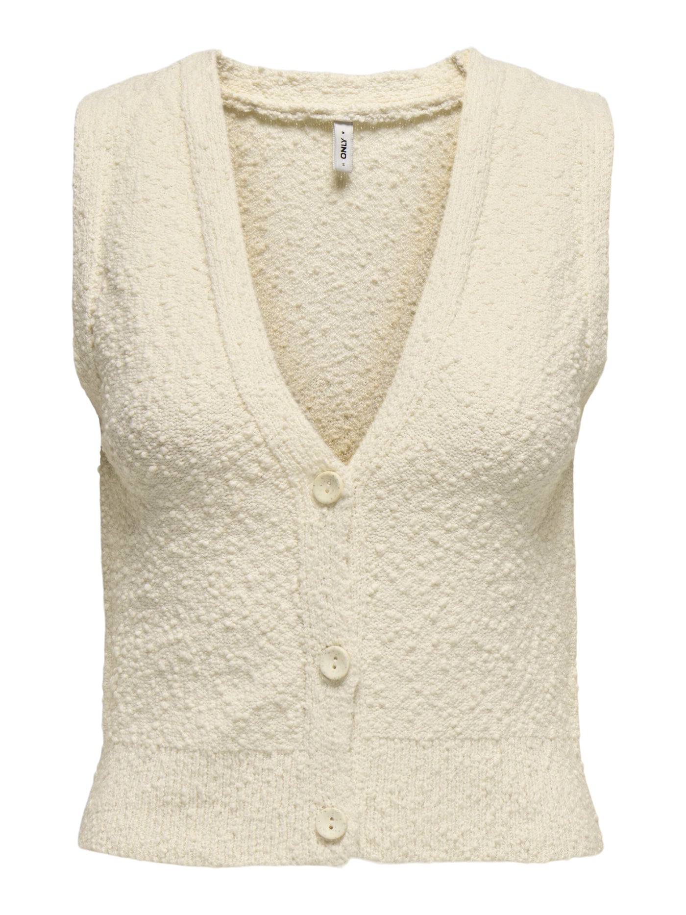Boucle Tank Top Cream