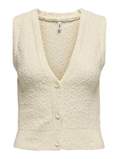 Boucle Tank Top Cream