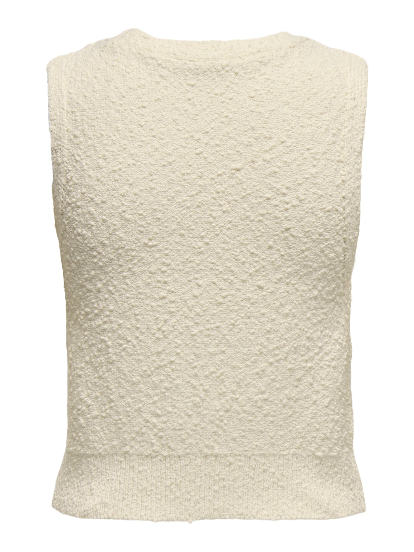 Boucle Tank Top Cream
