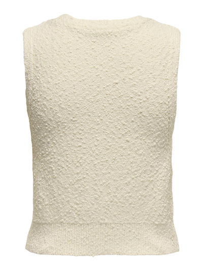 Boucle Tank Top Cream