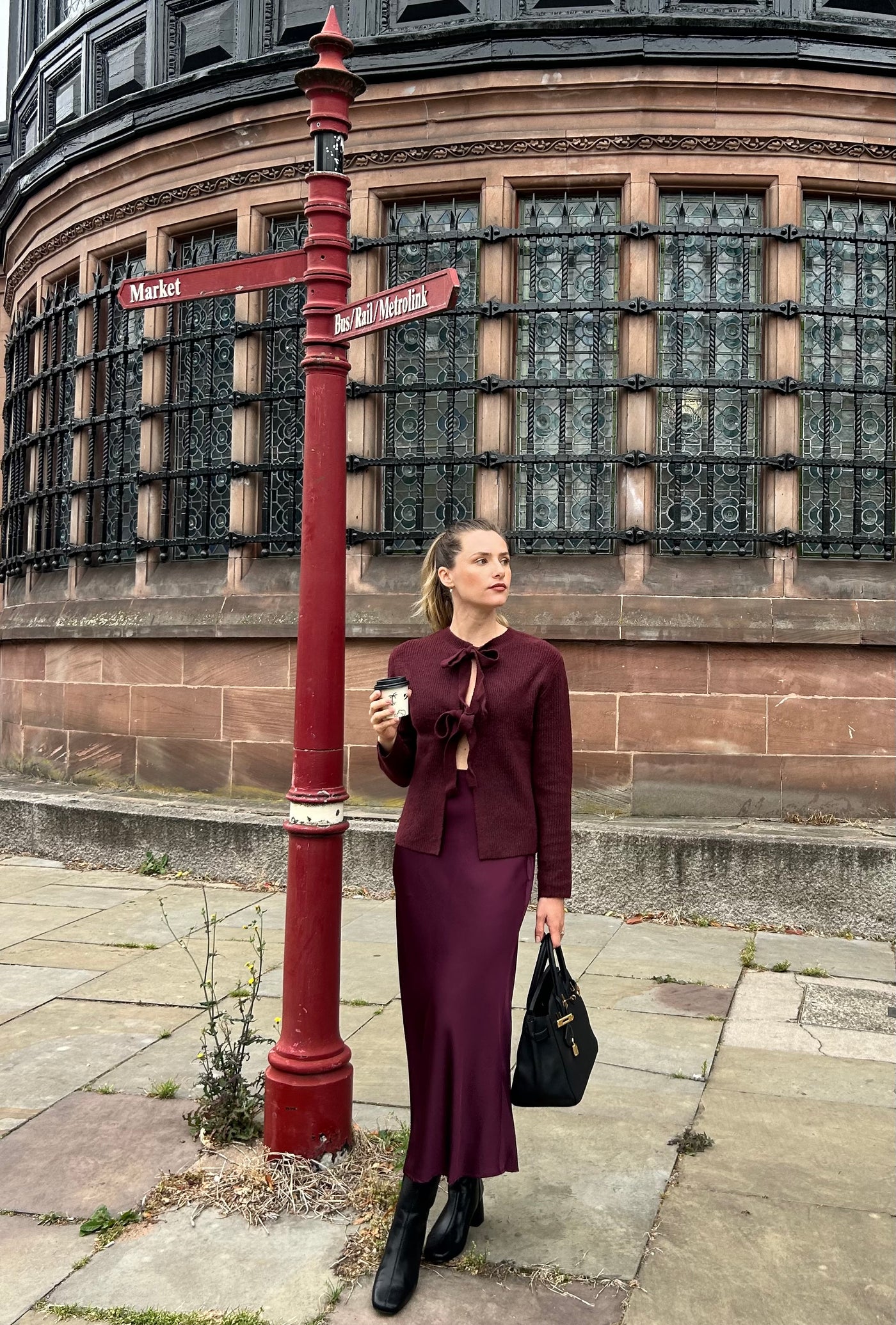 Viellette Maxi Skirt Plum