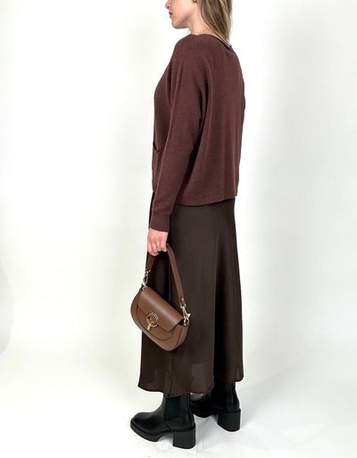 Pocket Front Jumper Chocolate