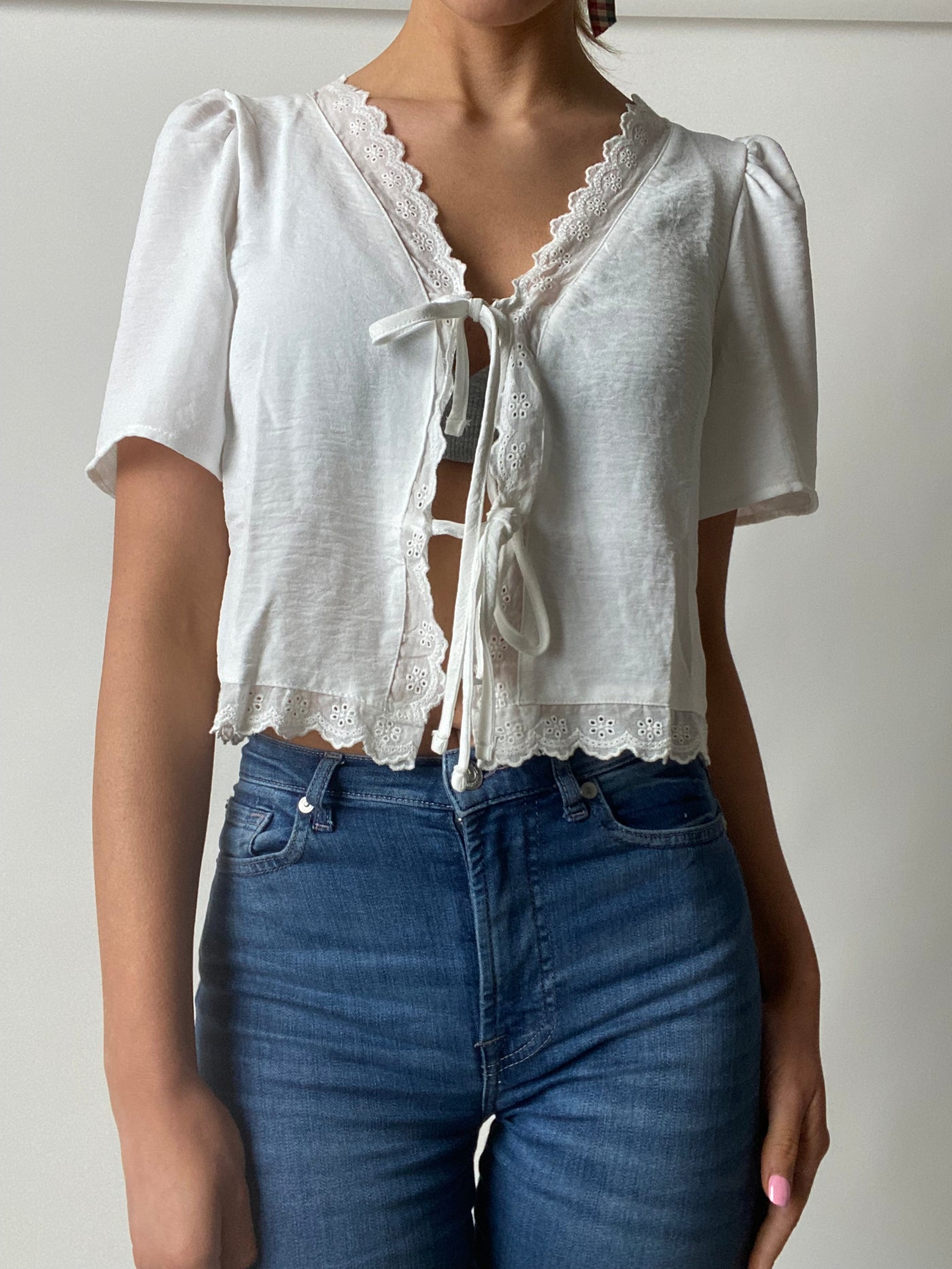 JDY Lion Blouse White