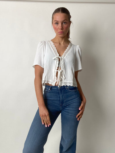 JDY Lion Blouse White