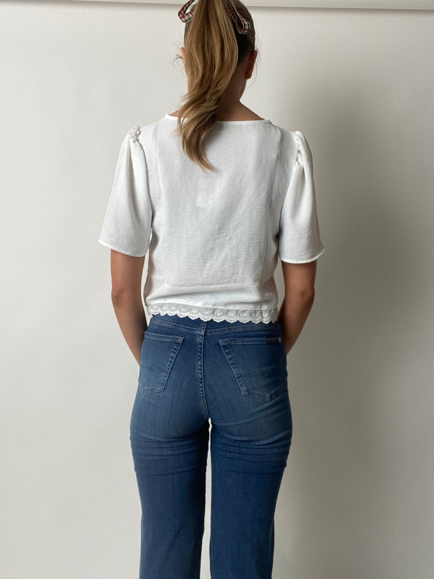 JDY Lion Blouse White