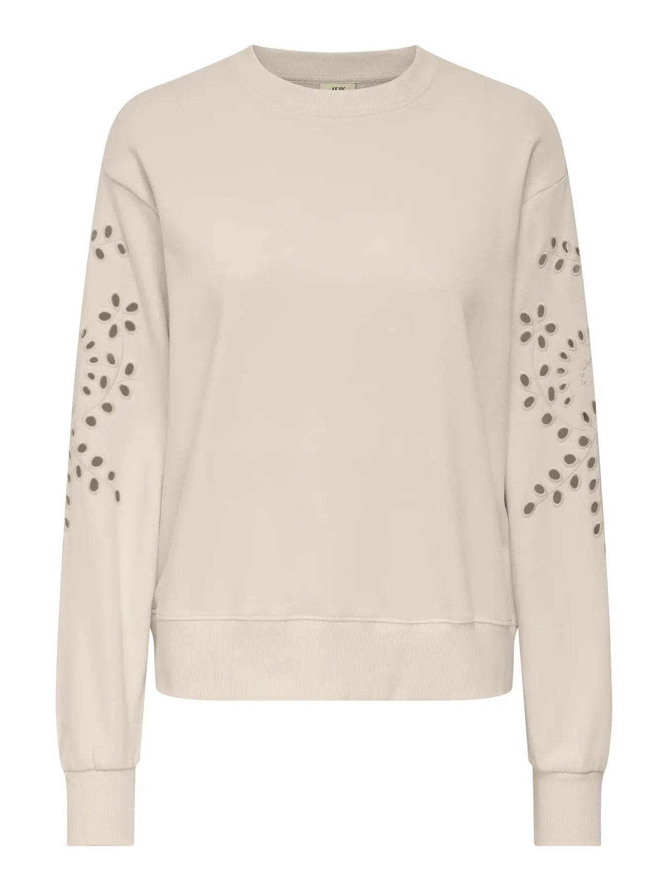 Cutout Detail Sweatshirt White