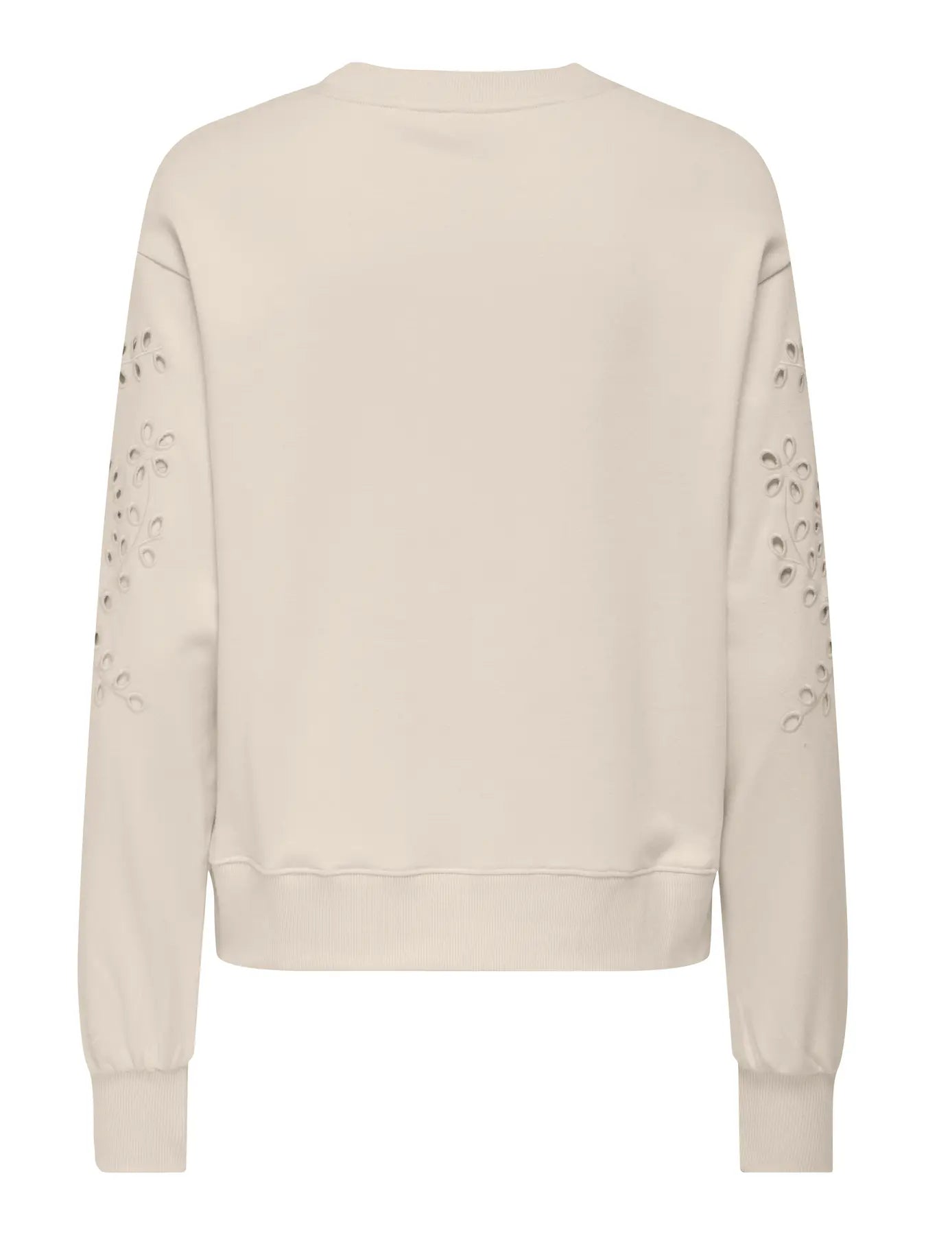 Cutout Detail Sweatshirt White