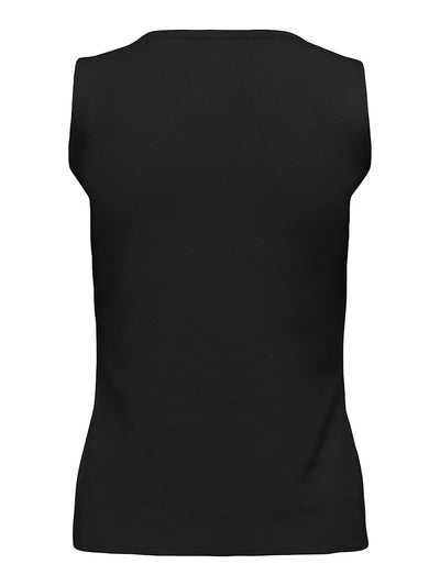Knit Waistcoat Black