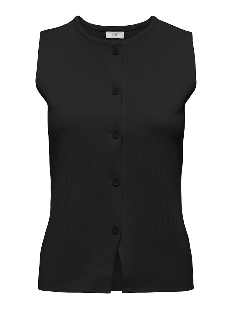 Knit Waistcoat Black