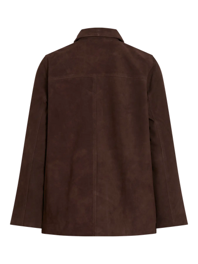 Genuine Suede Chocolate Shirt/Jacket