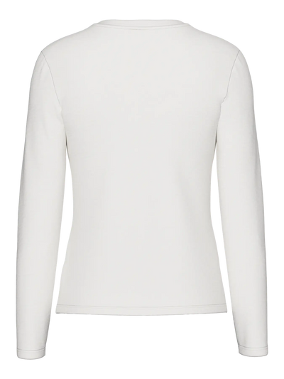 Maria Long Sleeve Tee White