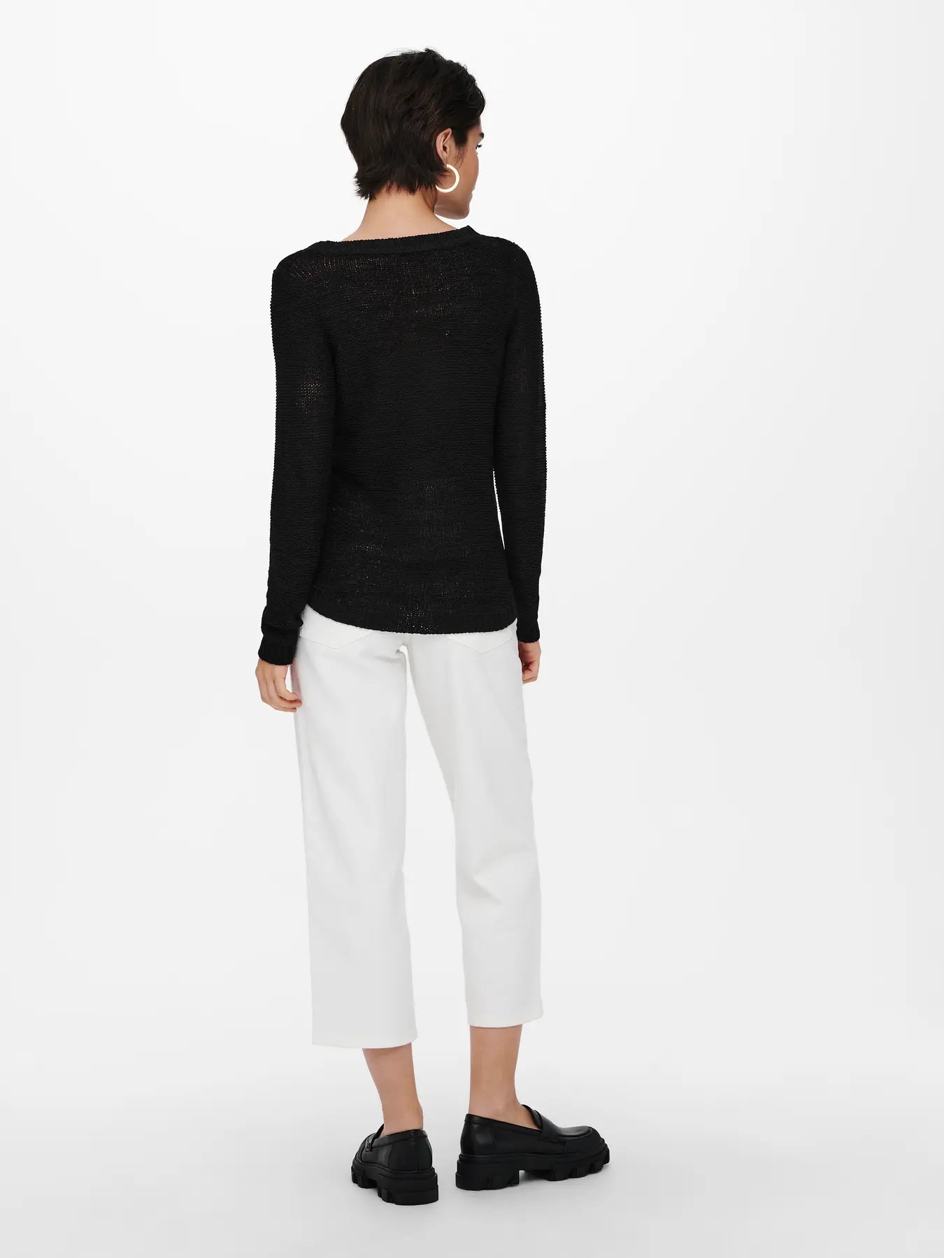 Geena Long Sleeve Jumper Black