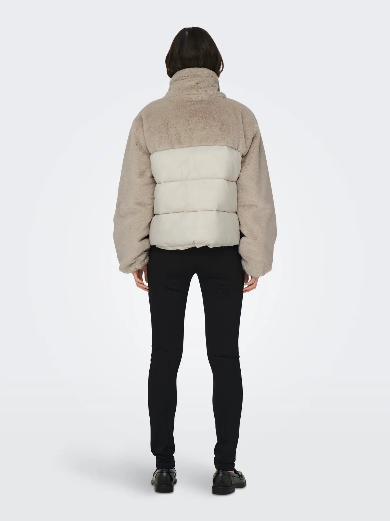 Part Fur Puffer Jacket