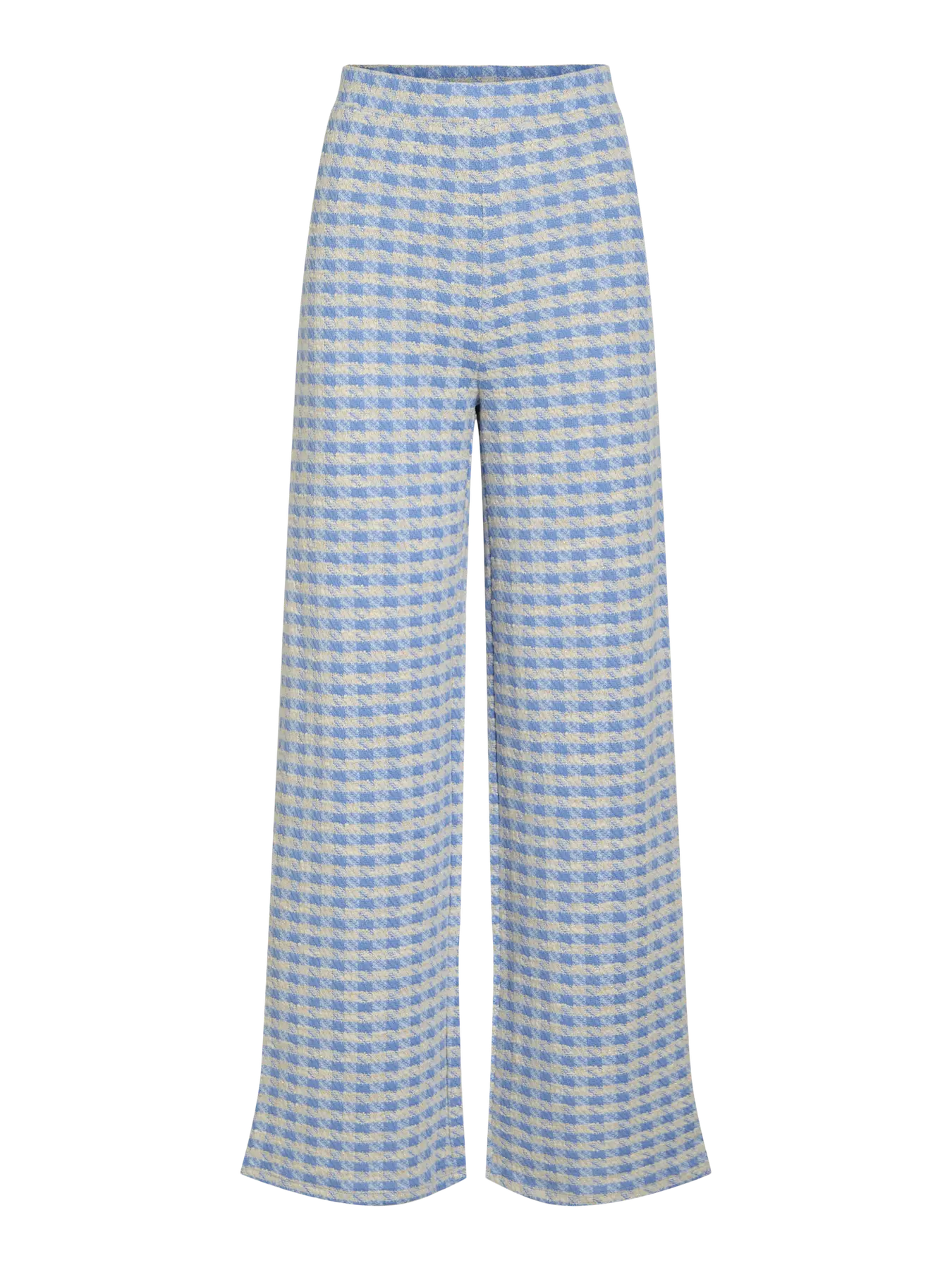 Sky Blue Houndstooth Trousers