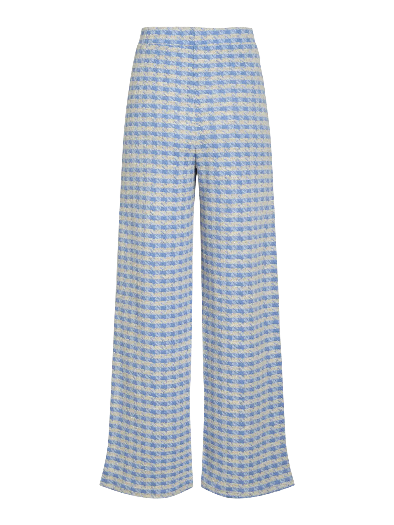 Sky Blue Houndstooth Trousers