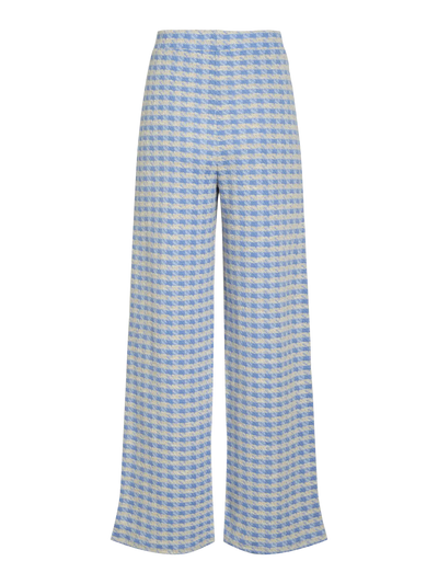 Sky Blue Houndstooth Trousers