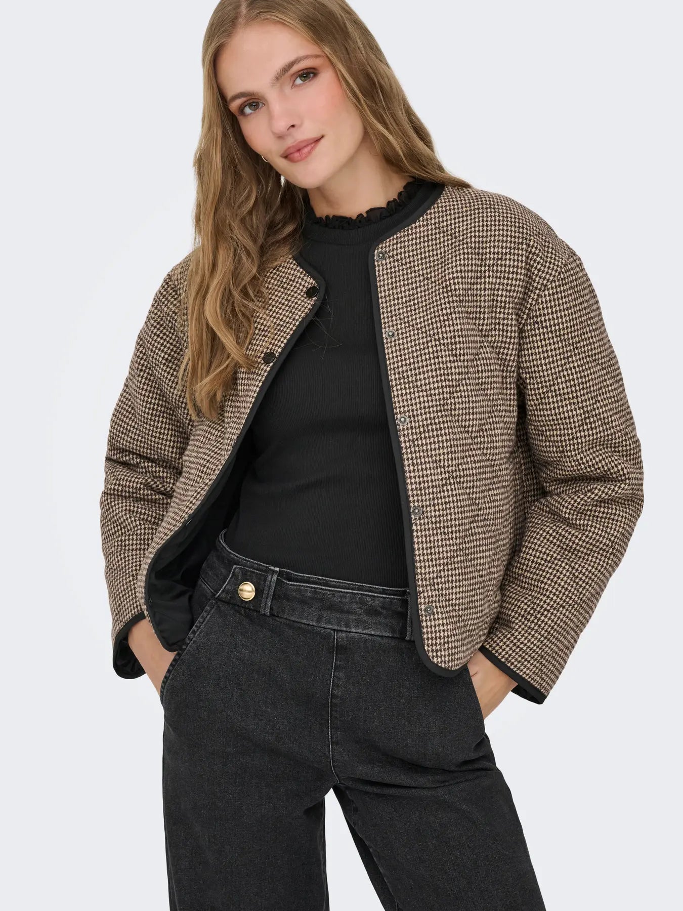 Emery Houndstooth Jacket