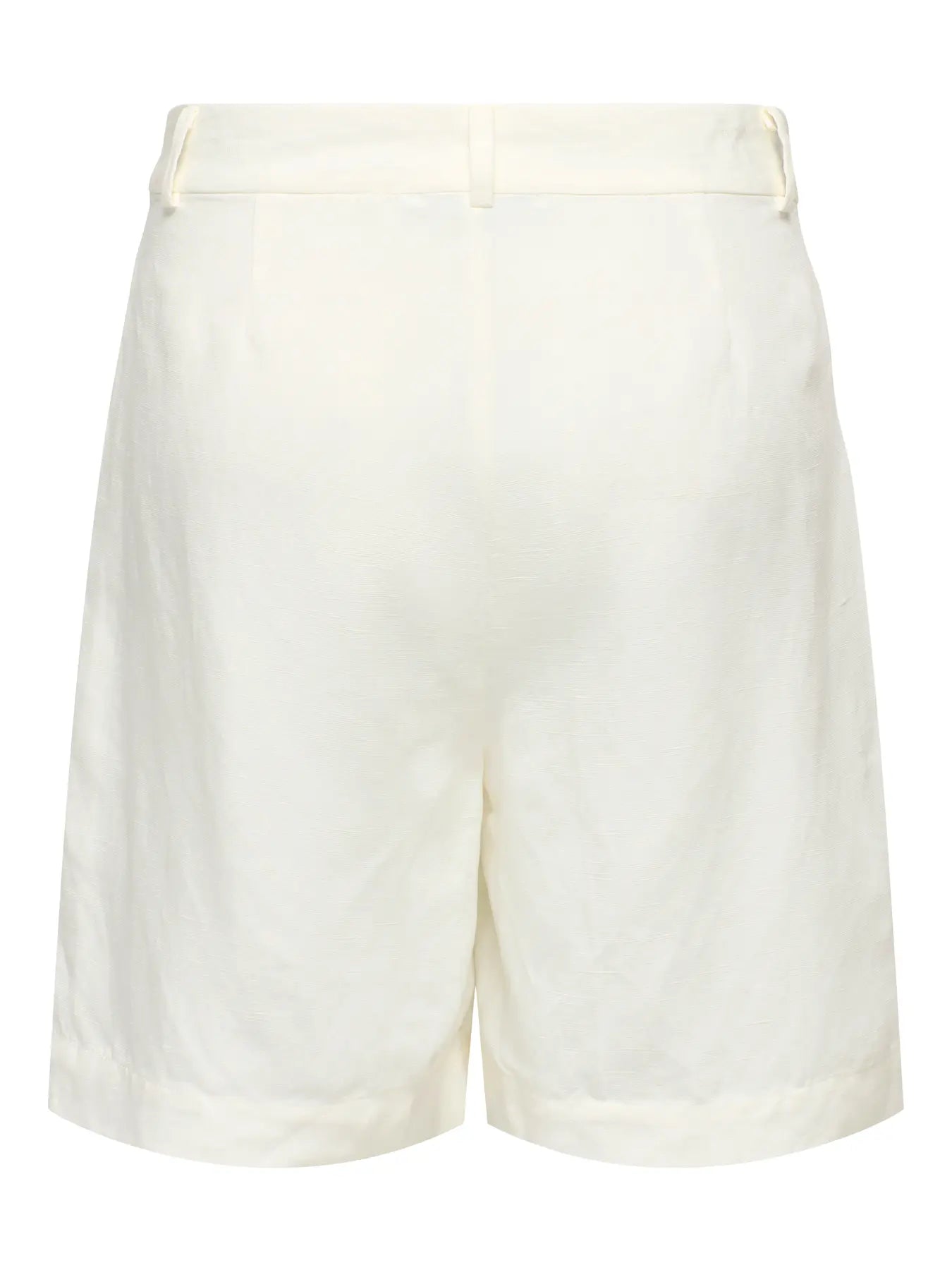 Linen Look Shorts White