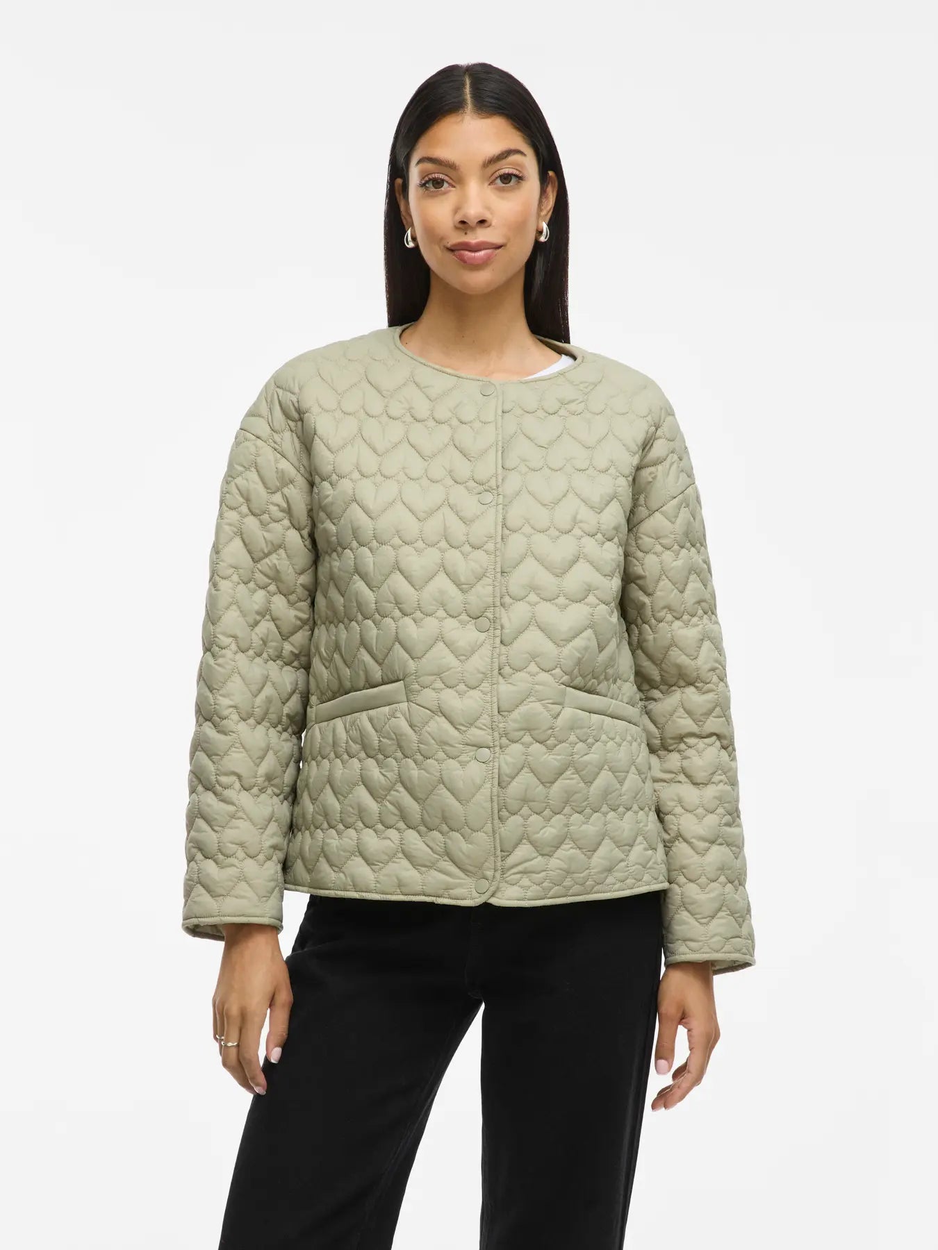 Quilted Jacket Sage Green