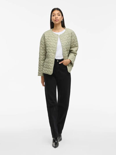 Quilted Jacket Sage Green
