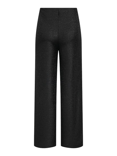 Black/Black Glitter Pants