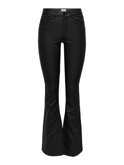 Coated Blush Flair Jeans - Black 30 Leg