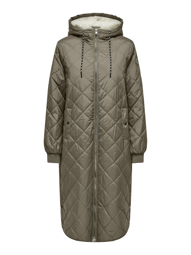 Sandy Quilted Coat Kahki