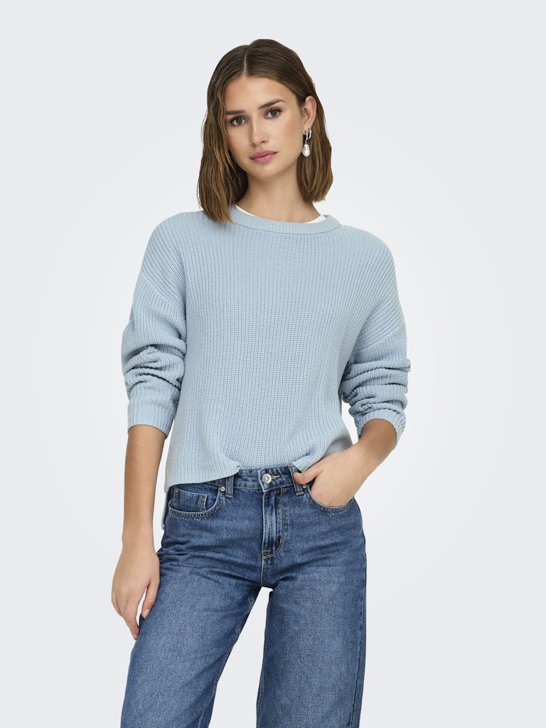 Luna Cotton Jumper Blue