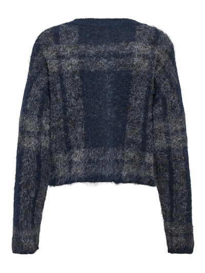 Tartan Cardigan Night Sky