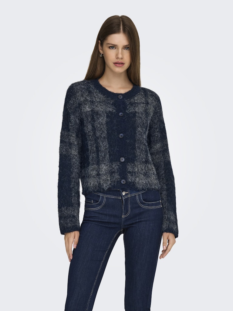 Tartan Cardigan Night Sky