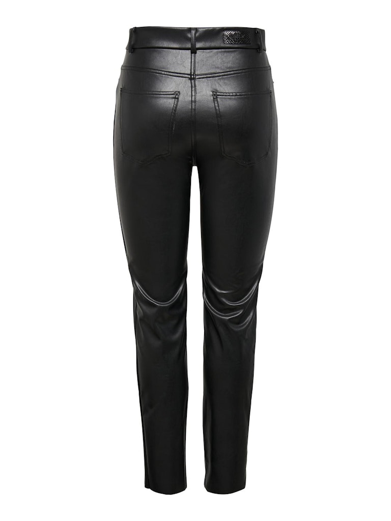 Emily Mum Jeans - Leather Look 30leg