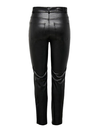 Emily Mum Jeans - Leather Look 30leg