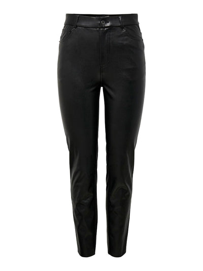 Emily Mum Jeans - Leather Look 30leg