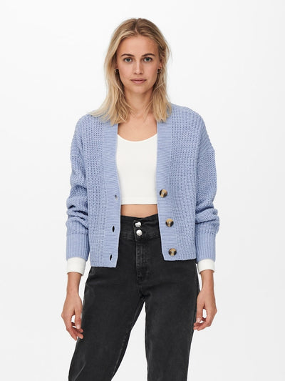 Cropped Cardi Sky Blue