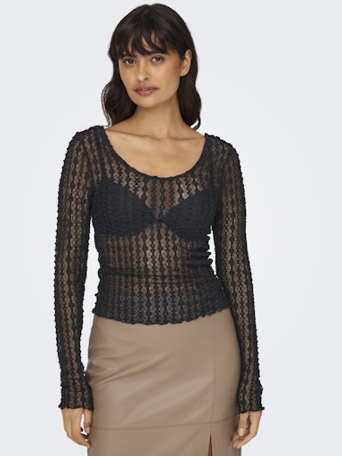 Twinky Lace Top Black