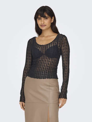 Twinky Lace Top Black