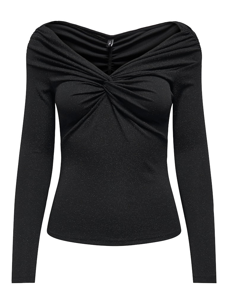 Queen Long Sleeve Top Black